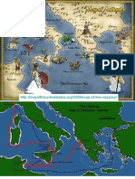 Maps of Odysseus' Journey
