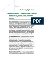 Deleuze and The Genesis of Form PDF