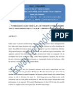 A Watermarking Based Medical Image Integrity Control System and an Image Moment Signature for Tampering Characterization