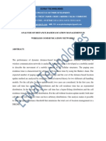 Analysis of Distance-Based Location Management in Wireless Communication Networks