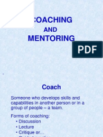 Coaching and Mentoring