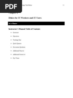 Ethics in Information Technology - Chapter 2 (Instructors Manual) 3rd Edition