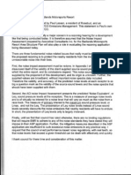 Noise Issues Related To The Badlands Motorsports Resort