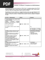 21 CFR 11 Checklist