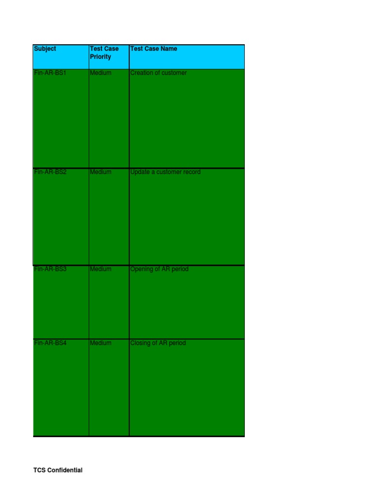 AR Test Cases PDF Debits And Credits Receipt