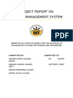 55986104 Project Report on Vehicle Management System