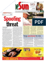 TheSun 2009-09-11 Page01 Spoofing Threat