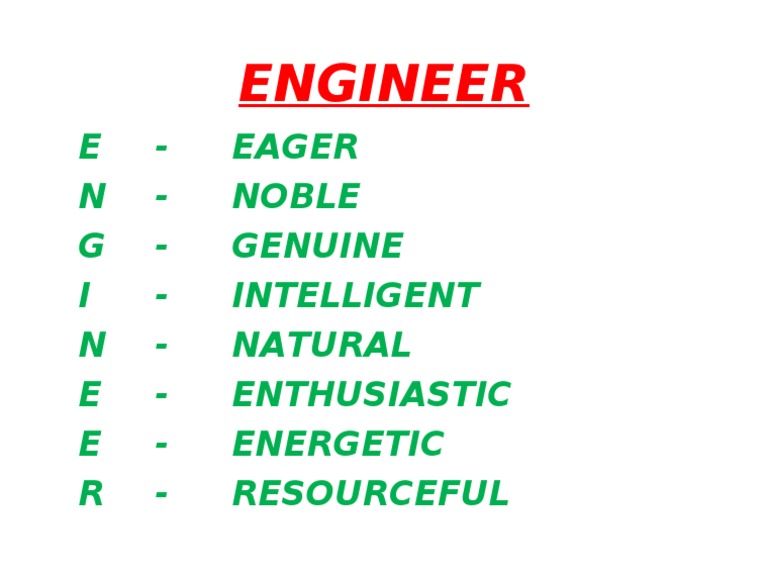 Engineer | PDF