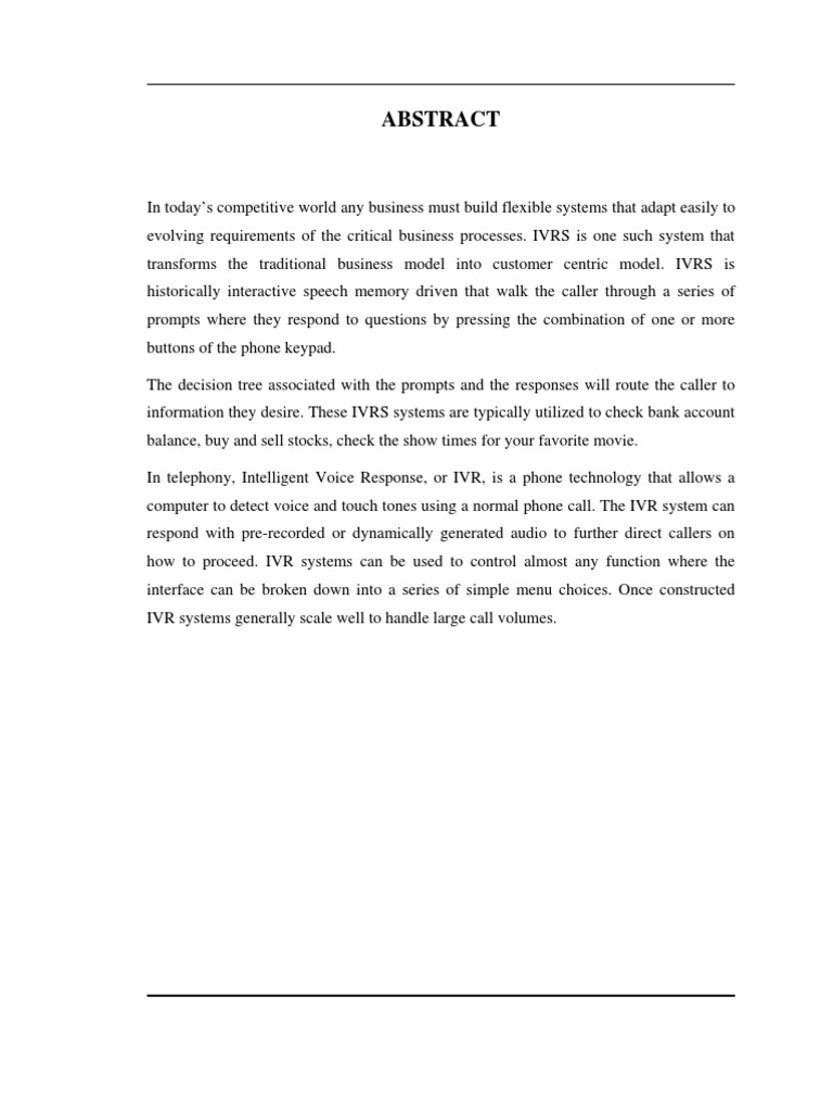 Understanding Intelligent Voice Response Systems | PDF | Interactive ...