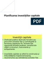 Investitiile Capitale