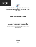 TCC Artigo Pos Psicopedagogia Matematica