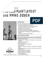Fundamentals of Process Plant Layout and Piping Design