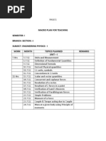 Physics Chemistry Lesson Plan