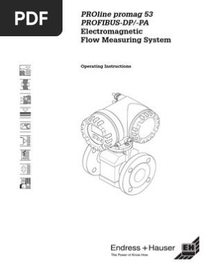 Ba053den Promag 53 Profibus Om Pipe Fluid Conveyance Safety