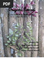Download Origami Bonsai Electronic Magazine Volume 1 Issue 1 by Benjamin John Coleman SN19772341 doc pdf