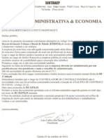 Reforma Administrativa Na EMDUR