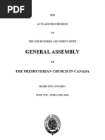 Download 135th 2009 Acts  Proceedings by The Presbyterian Church in Canada SN19773950 doc pdf