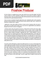 ProShow Producer 3 Photodex MANUALE ITALIANO