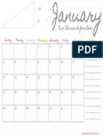 FaraPartyDesign Calendar January 2014
