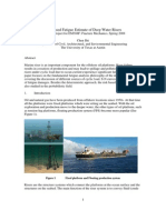 Risk-Based Fatigue Estimate of Deep Water Risers-Report