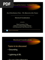 Steel Distribution Poles - The Material of The Future: American Iron and Steel Institute's Technical Session