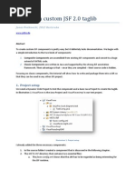 Creating a Custom JSF Taglib