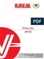 VAREM Pricelist 2013