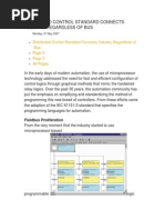 Distributed Control Standard Connects Industry Regardless of Bus