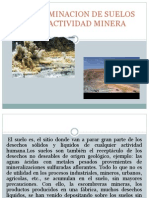 Contaminacion de Suelos Por Actividad Minera