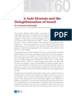 Jewish Anti-Zionists and The Delegitimization of Israel