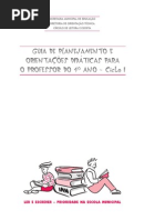 GuiaPlanejamento OrientacoesDidaticas Professor 4Ano CicloI Completo
