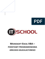 Microsoft Excel Vba Podstawy Programowania Arkusza Kalkulacyjnego