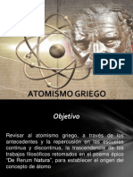 Atomismo Griego