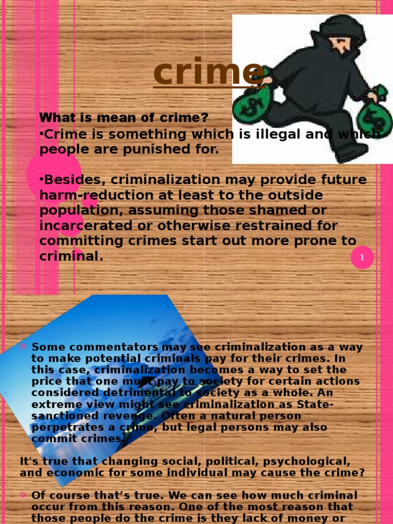 Understanding Crime: Causes and Trends | PDF | Crime & Violence | Crime ...