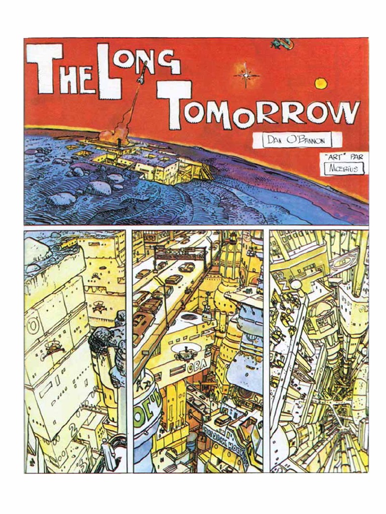 Moebius The Long Tomorrow | PDF | Comics | Narrative Forms