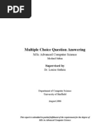 Download Multiple Choice Question Answering by Meshael Sultan by Meshs SN19788465 doc pdf