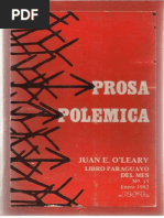 Prosa Polémica de Juan E. O Leary | PDF