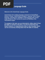 VectorScript LanguageGuide