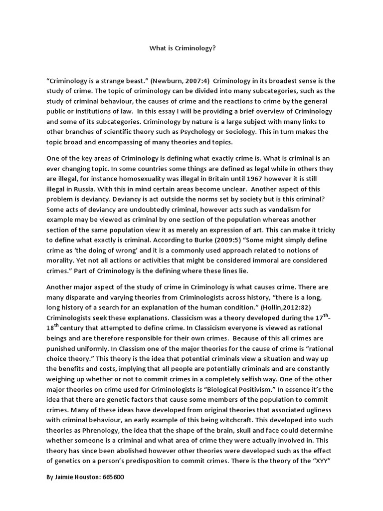 Criminology midterm essay 06 picture