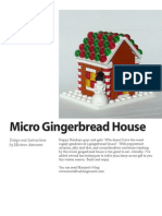 Micro Gingerbread House: Design and Instructions by Mariann Asanuma