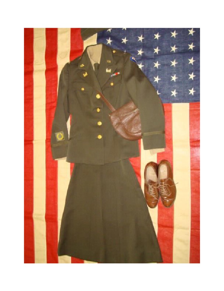 WW2 Women's Army Corps Officer's Uniform PDF Business