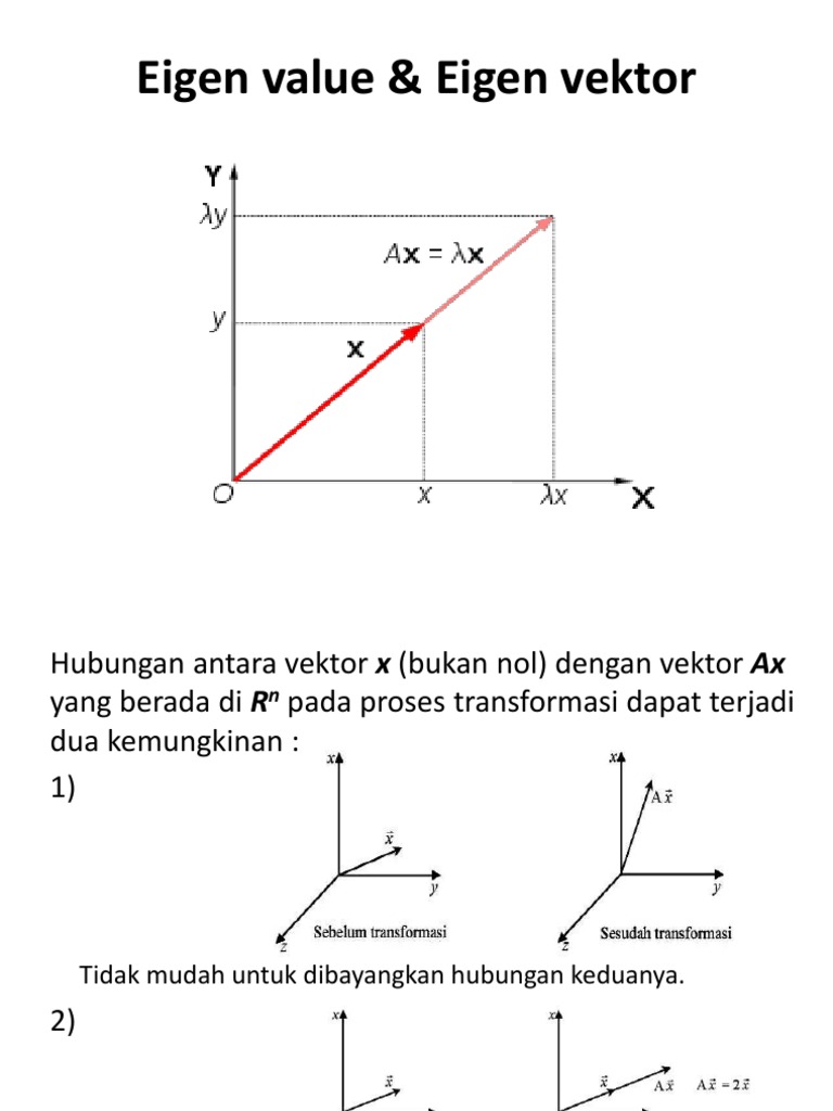 Nilai dan Vektor Eigen dalam Matrik | PDF