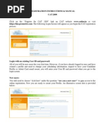 Registration Instructions & Manual CAT 2009: Page 1 of 18