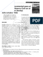 Aportación documental para el estudio de la Guerra Civil en el Valle del Tiétar, Julio-Octubre de 1936 - Trasierra 1998
