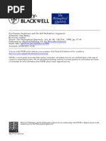 Bailey, Pyrrhonean Scepticism and the Self-Refutation Argument