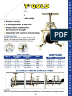 E-Z Fit Gold Pipe Clamps