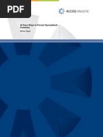 Download 52 Easy Ways to Prevent Spreadsheet Problems by datacure SN19799825 doc pdf