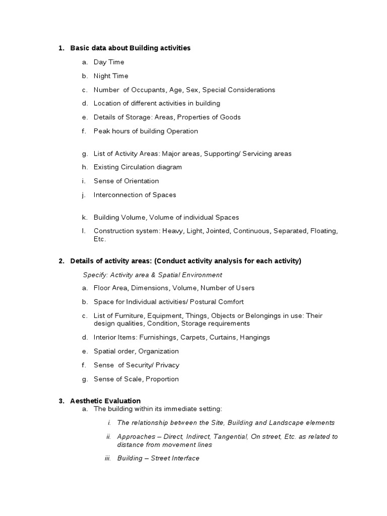 Site analysis case study picture