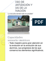 PROCESO DE SISTEMATIZACIÓN Y ANÁLISIS DE LA OBSERVACIÓN