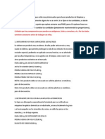 Manual Para Elaborar Productos de Limpieza